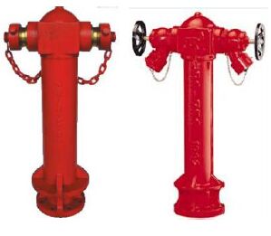 BS 750 Pillar fire hydrant